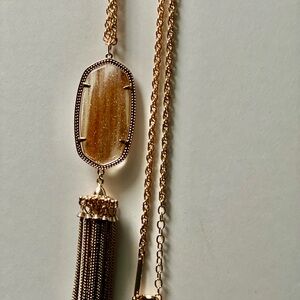 Kendra Scott Gold Tassel Rayne Necklace